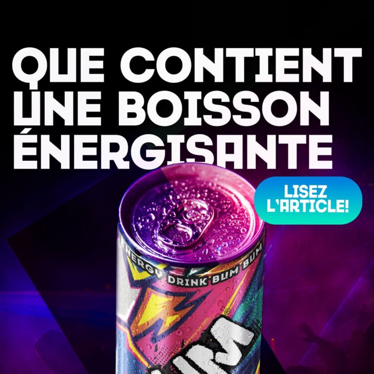 Que contient une boisson énergisante ? Ingrédients, caféine et plus encore !