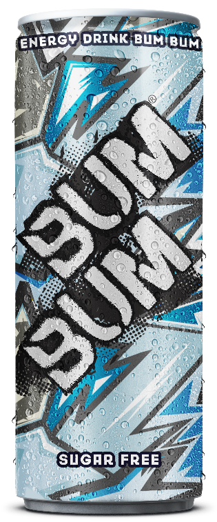 BUM BUM Energy Drink Sugar Free can